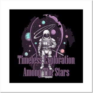 Timeless Exploration  Among the Stars Posters and Art